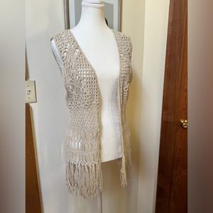 Boho Hippie Macrame Vest